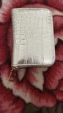 Card-Holder Wallet-Case Credit Anti-Rfid Women/men PU Gold/red
