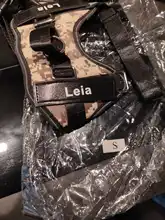 Arnés de perro sin tirar reflectante transpirable arnés de mascota ajustable para chaleco de perro ID parche personalizado para caminar al aire libre perro suministros