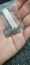 Semitree-Colgante de acero inoxidable con forma de pequeña estrella, Charms planos para fabricación de joyas, collar de decoración, pulsera, extremo de cola, 20 Uds.