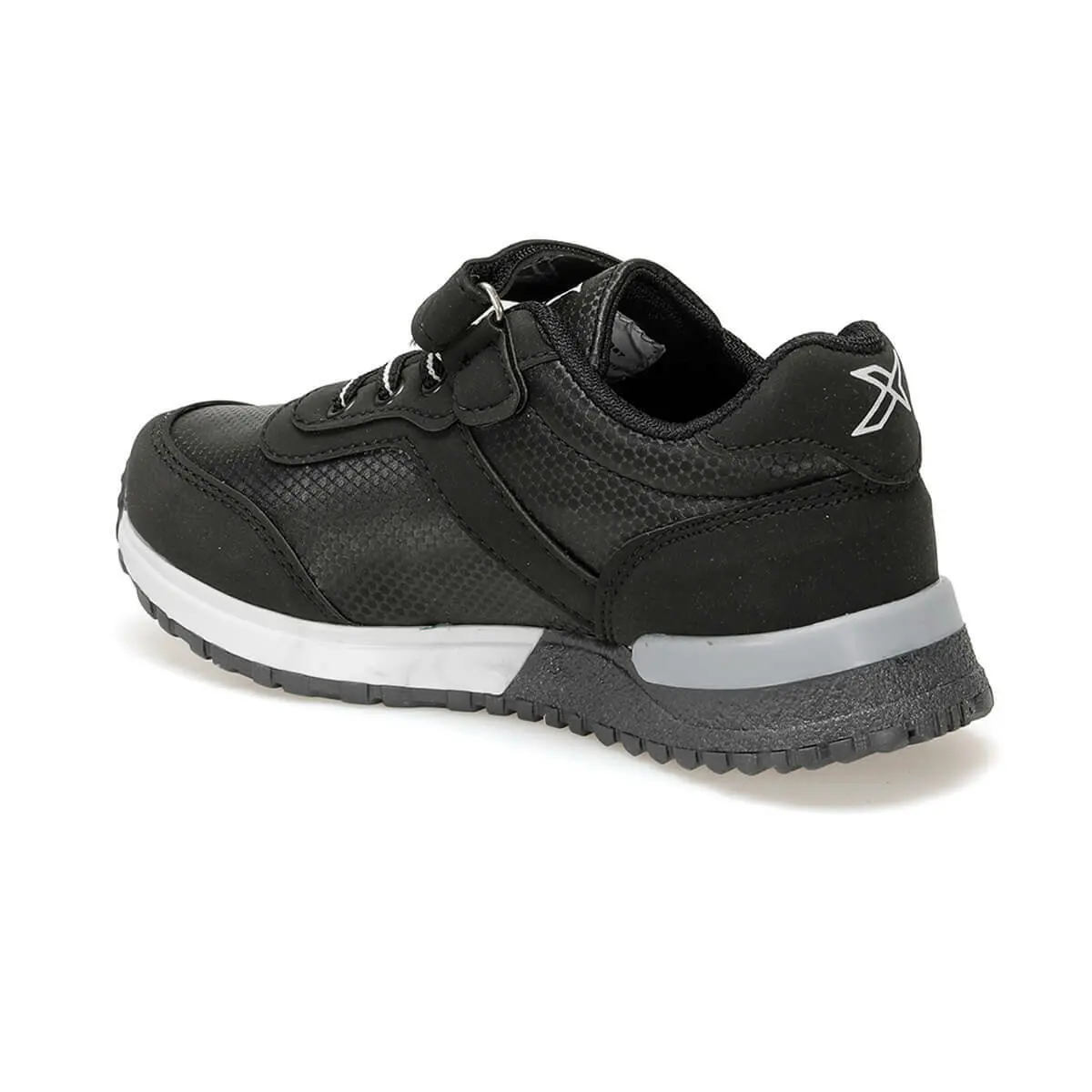 FLO RUDI Black Male Child Sneaker Shoes KINETIX