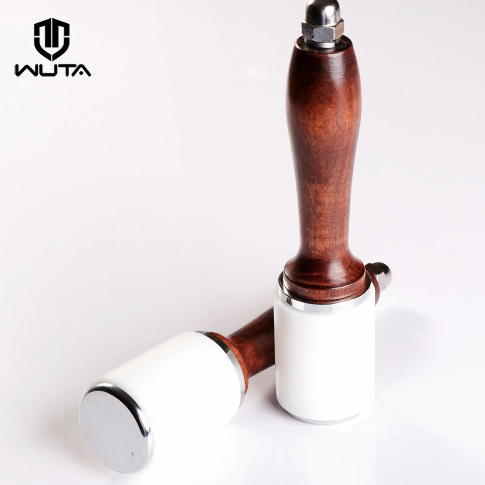 Leather Carve Hammer 460g Nylon Wood Handle Leathercraft Punch Printing Percussion DIY Tool WUTA leather carving hammer,carving tool,leather tool