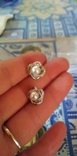 Pendientes de plata de ley 925 con perlas de circonita, pendientes de lujo para mujeres