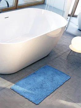 

Bath mat DeНАСТИЯ X/b длинноворсовый 60х100 cm sky blue