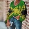 Doginthehole Woman Tops Causal Raggae Jamaica Flag Printing Fashion Clothes Woman Loose Ladies Clothing Top mujer 2020 Autumn 3