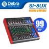 Clean Sound! Debra Audio Pro 8 Channel USB Mixer Audio With 99 DSP Digital Effects For DJ Mixer Console Karaoke Recording Studio ► Photo 1/6