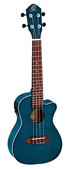 

RUOCEAN-CE Earth series ukulele concert with pickup, with cutout, Ortega