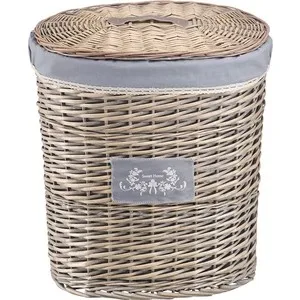 

Basket linen natural House oval "linen", d490 ш360 в550, Gray