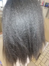 Pelucas de diadema rizadas y rectas Yaki, pelo sintético liso, sin pelucas frontales de encaje para mujeres negras, hechas a máquina de Wigs16-28 pulgadas