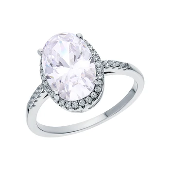 

Silver ring with zirconium, sieve and cubic zirconium sunlight sample 925