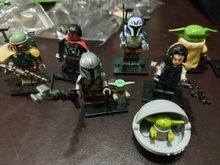 DISNEY mandalorianos bebé Yodas Ahsoka bloques estrella asalto Luke Skywalker Boba Fett Obi-wan guerras figura de acción de juguete