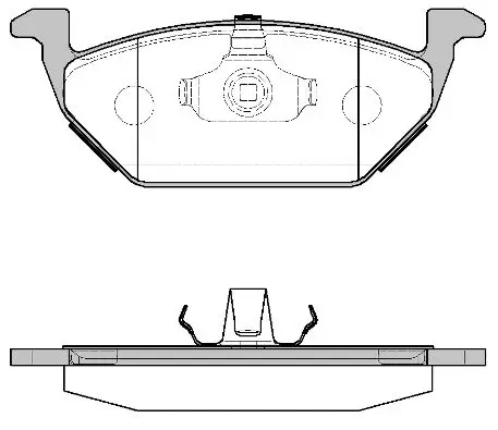 Колодки дисковые п.\ Audi A3 1.6-1.9TD 96-03, Skoda Octavia 1.4/