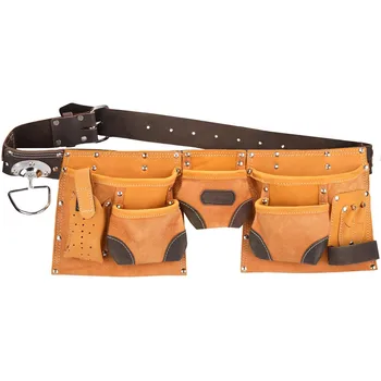 

Belt for tools KRAFTOOL, 9 pockets, loop (bracket) for a large tool 1-38520