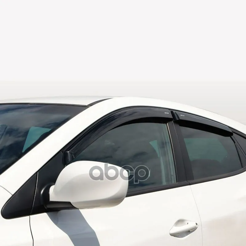Комплект Дефлекторов Серия Samurai Hyundai Ix35 2010-Н.В. /Накладные/ Скотч /К-Т 4 Шт./ Voron Glass арт. DEF00281