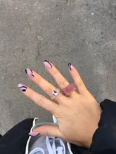 HUANZHI-Conjunto de anillos redondos de resina acrílica para mujer, colorido, Diamante de imitación cuadrado geométrico, regalo de viaje, 2021