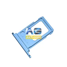 SIM лоток(Держатель сим карты) Apple Iphone XR 2 Sim Blue