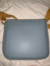 Mujeres hombro bolso de imitación de cuero de las señoras de moda Diagonal bolso ligero jovencita diaria bandolera verde bolsas estilo Simple