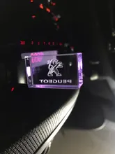 Gran oferta Cristal USB Renault y coches Peugeot Logo 4G 16GB Flash Drive USB 2,0 de USB Pen Drive 32GB de memoria de disco de 128GB 64GB regalos Cool