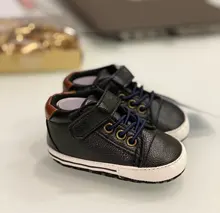 Zapatillas de suela blanda para niños recién nacidos, zapatos informales para primeros pasos de 0 a 18 meses