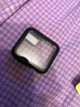 Cristal + funda para Apple Watch serie 6 5 4 SE 44mm 40mm para carcasa de reloj Apple 3 2 1 42mm 38mm, Protector de pantalla + Accesorios para reloj