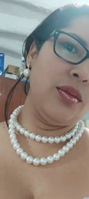 Collares de perlas simuladas con bolas pequeñas para mujer, 5 tamaños, cadena de clavícula femenina, regalos de joyería para el Día de San Valentín