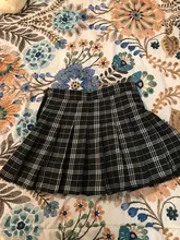 Skirt Knee-Length High-Waist Fall/winter Women's A-Line Above Folded New