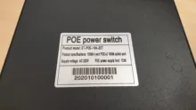 Gadinan-conmutador POE de red Ethernet, 4CH, 8CH, 48V, con 8 puertos IEEE 802,3 af/at para cámara IP/sistema inalámbrico de cámara AP/CCTV