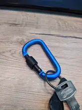 Mosquetón de escalada de 8cm Tipo de Bloqueo d, hebilla de mosquetón quickdraw, hebilla de aluminio colgante, hebilla de mochila, envío gratis