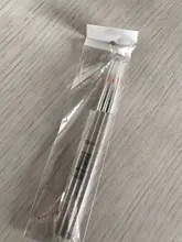 3 unids/set Kolinsky de uñas de Gel línea de arte pinceles para pintar de cristal acrílico delgado de pluma de dibujo herramientas de manicura de decoración de uñas conjunto