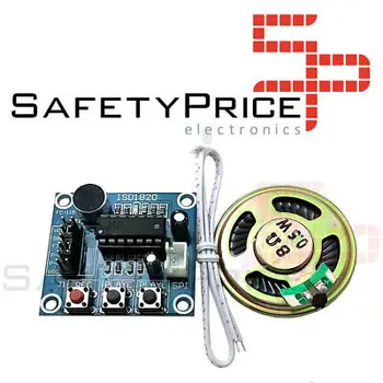 

ISD1820 module recorder and voice player with speaker 3,3v Arduino