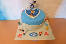 Decoración de tarta de cumpleaños de la patrulla Canina, 12 Uds., Material de PVC para cachorros, juguetes para niños, regalos de cumpleaños