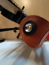 10 pcs Silica Gel Guitar Protector Strap Lock Block 25x3mm 9mm ID Black