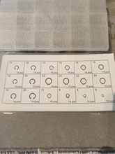 Shaft Collar Washer Clip-Lock Snap Retaining-Ring Holes Assortment-Set E-Type Cir 225PCS