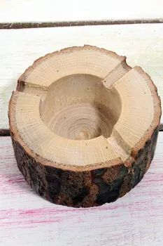 

Qtük Natural Billet Ashtray 8CM