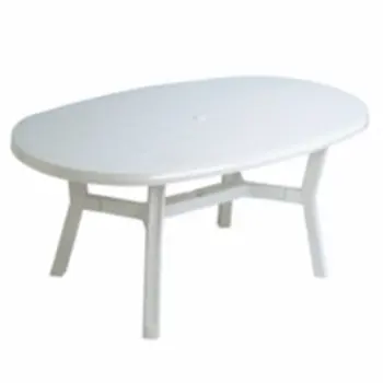 

Table 170X95 oval GARDEN LIFE PL White