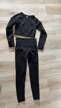 Mallas sin costuras para mujer, conjunto de Yoga, ropa deportiva para gimnasio, chándal para mujer, conjunto de entrenamiento, Top corto deportivo