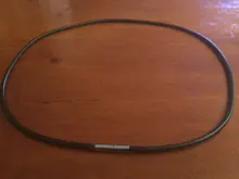 Cordón de cuero negro para collar, cadena de encaje de cera con hebilla rotativa de acero inoxidable para joyería DIY, 1/1, 5, 2/2, 5 y 3mm