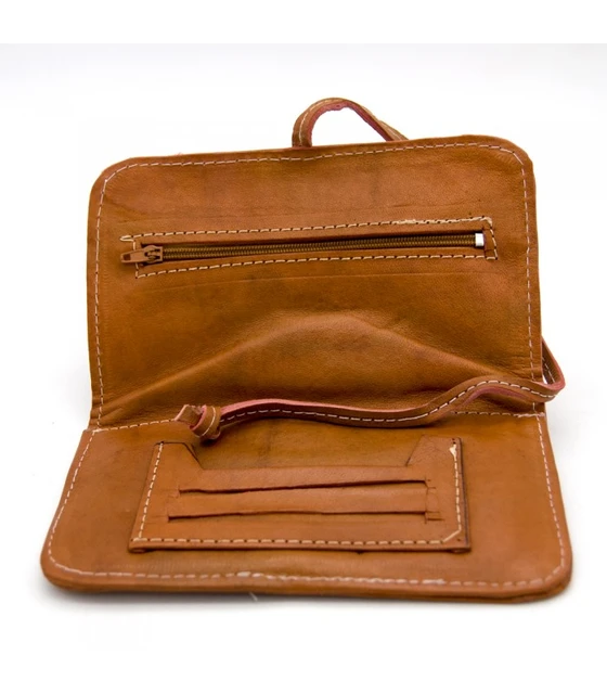 Liar Tobacco Leather Pouch - Almas Model