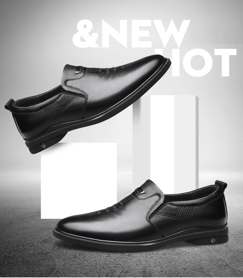 Г. Мужская качественная обувь из натуральной кожи новые мягкие повседневные мужские туфли из натуральной кожи в деловом стиле, размер 38-44