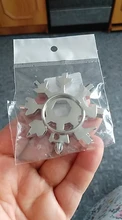 Llave de copos de nieve multifuncional, herramienta portátil para exteriores, forma octogonal, 18 en 1, llave multifuncional con anillo