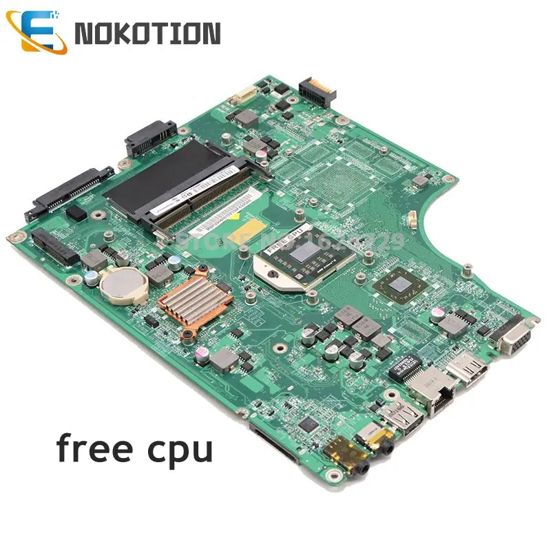 NOKOTION материнская плата для ноутбука acer aspire 5553 5553G DA0ZR8MB8E0 MBPV606001 основная плата разъем S1 DDR3 Бесплатный процессор