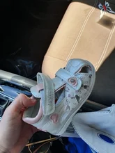 Apakowa-Sandalias de Punta cerrada para niñas pequeñas, zapatos ortopédicos adecuados para playa, de verano, con mariposas y princesas, 1 año