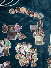 K-POP 54 unids/set Corea del Sur los grupos Bangtan niños Lomo tarjeta cartel nuevo álbum PhotoCard tarjetas Banner de pared JUNG KOOK JIMIN SUGA