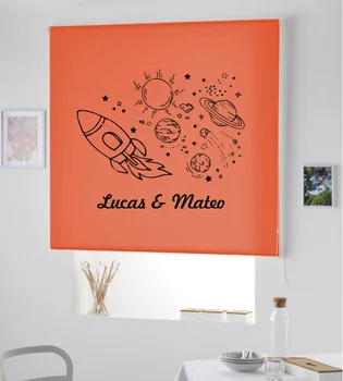 

Blind Iroa customizable child/Space! ROLLER BLINDS TRANSLUCENT! (ORANGE 100X175)