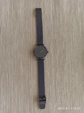 CRRJU-Reloj de pulsera de acero inoxidable para hombre y mujer, nuevo amante, elegante, de cuarzo, resistente al agua, 2021