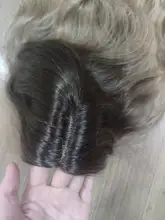 GEMMA-pelucas de cabello largo ondulado para mujeres negras, pelo sintético de parte media, para fiesta diaria, Cosplay, resistente al calor