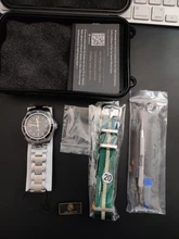 San Martin-Reloj de buceo Retro para hombre, de lujo, zafiro, NH35, automático, mecánico, resistente al agua, luminoso, 20Bar, 6200