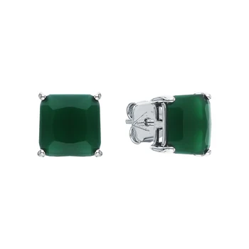 

Silver earrings with cubic zirconium sunlight sample 925