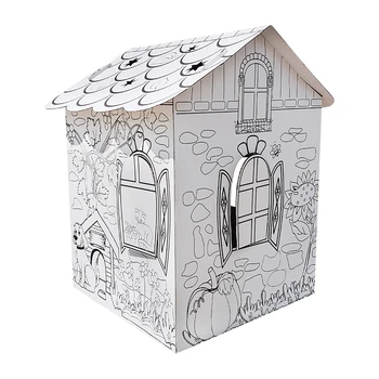 

Visiting the summer, a cardboard house for coloring Balem and baluem p33