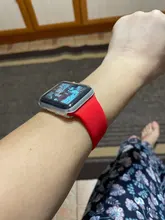 Correa de silicona para Apple Watch, correa elástica de 44mm, 40mm, 38mm, 42mm, Serie 6, 5, 4, 3, SE, 42