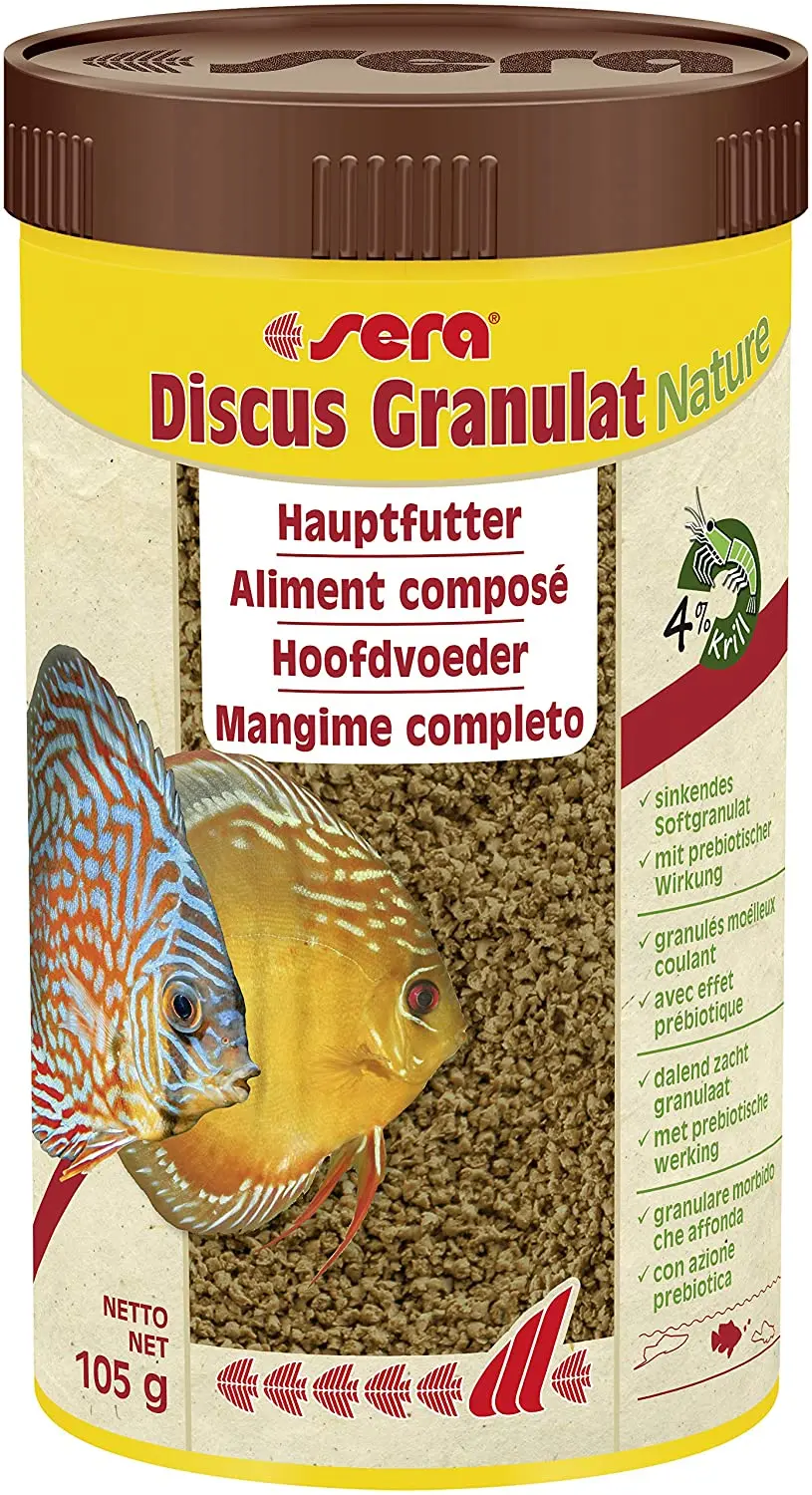 Sera Discus Granulat Cibo Per Pesci Granulato Morbido 250 Ml